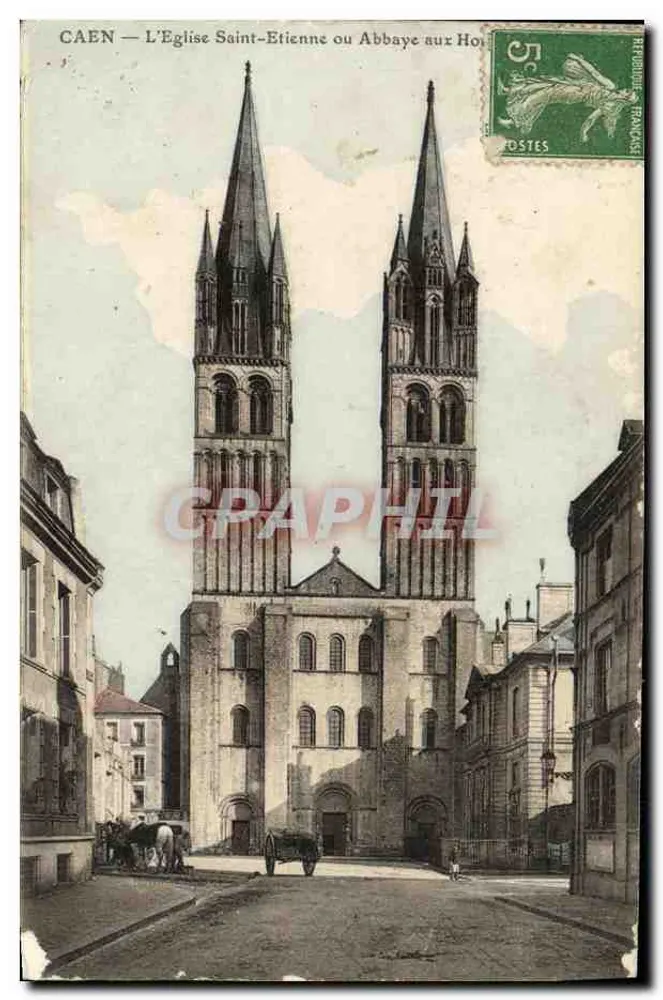 Caen — Kirche Saint Étienne oder Abtei der Männer — Verlag nicht sichtbar - Vorderseite