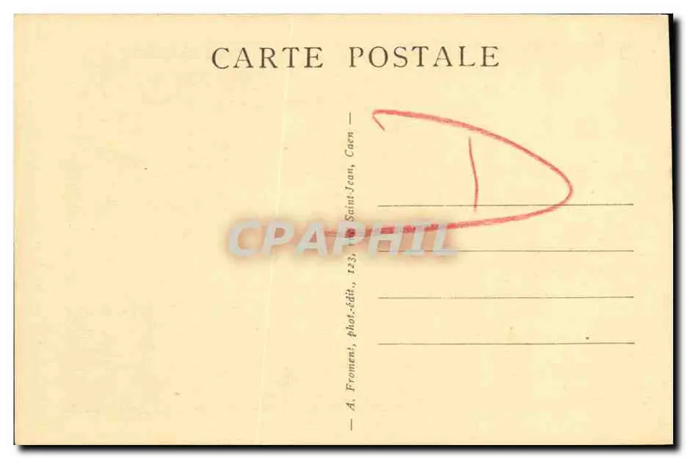 Caen — Alte Abtei der Männer und Turm Saint-Etienne (12. Jahrhundert) - Rückseite