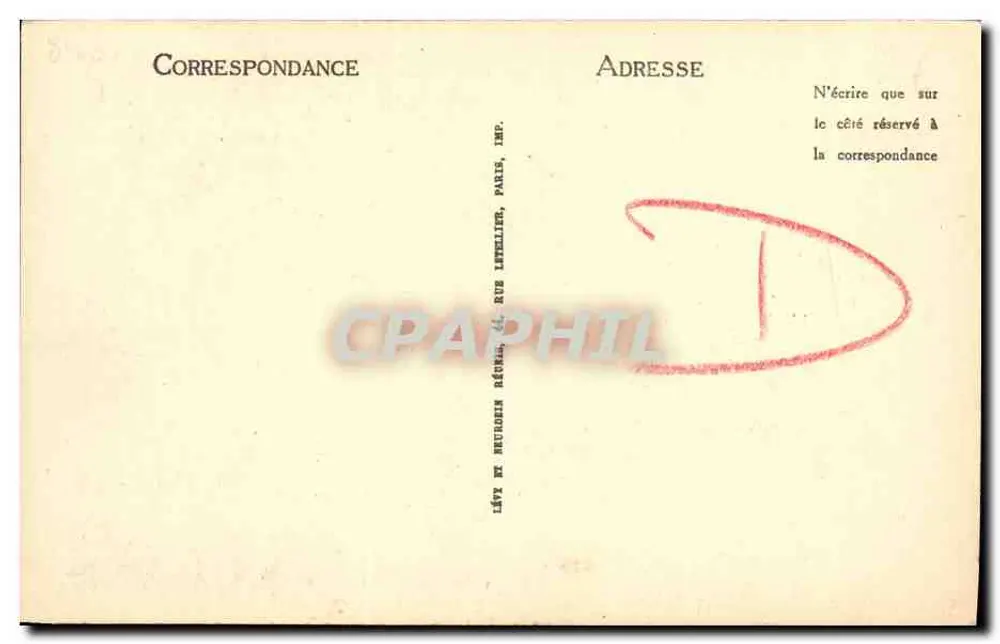 Caen — O Claustro — LL - Verso