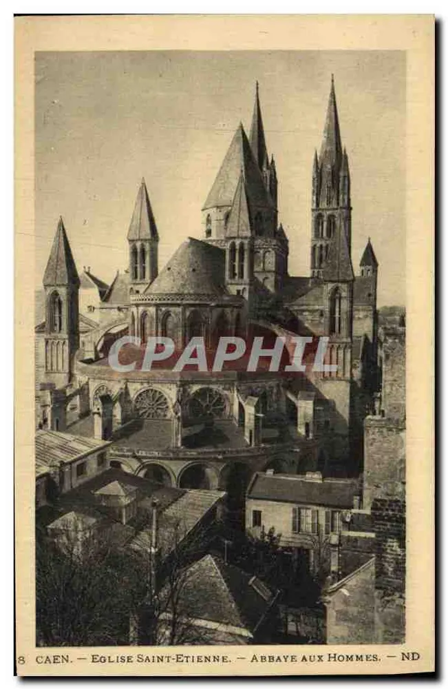 Caen — Kirche Saint-Étienne — Abtei der Männer — ND - Vorderseite