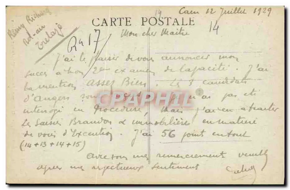 Caen — Kirche Saint-Étienne. Ehemalige Abtei der Männer - Rückseite
