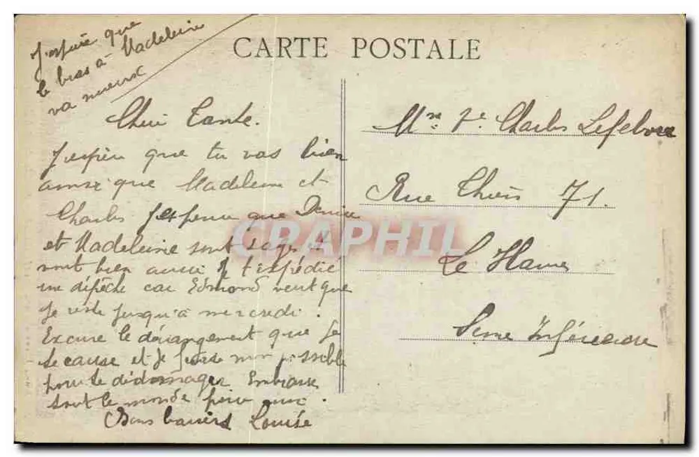 CAEN — Abside de St-Etienne — Edit. Livet - 106 - Verso