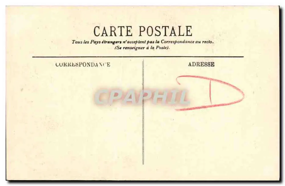 Caen — A Abadia dos Homens — Fachada — LL. - Verso
