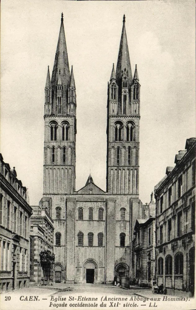 Caen — Kirche Saint-Étienne (Ehemalige Abtei der Männer) — LL - Vorderseite