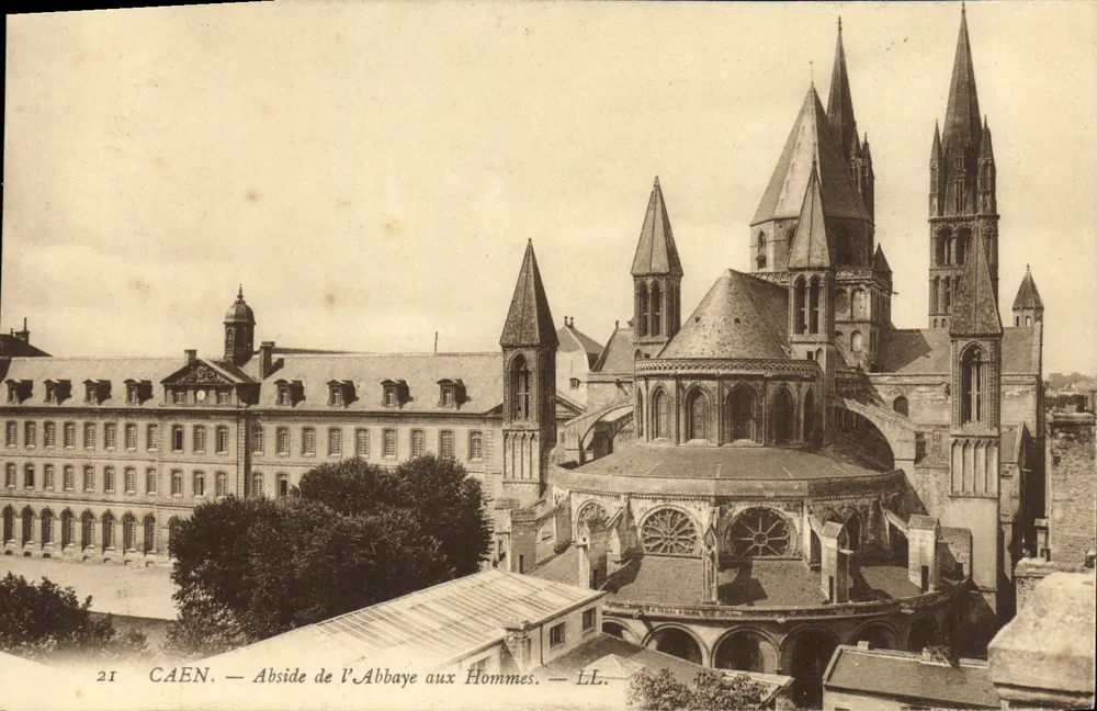 Caen — Abside da Abadia dos Homens — LL. - Frente