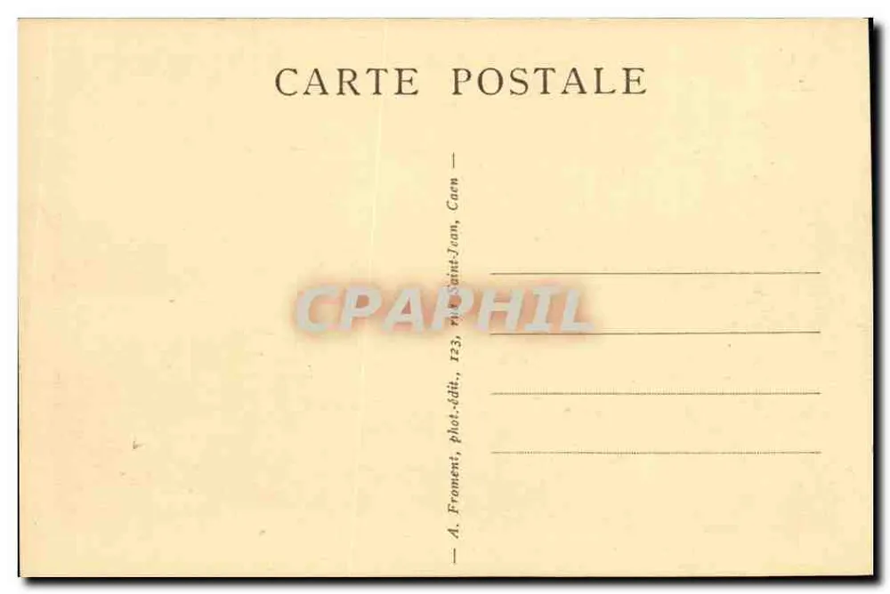 CAEN — Saint-Etienne (Abbaye aux hommes), Ansicht des Stadions - Rückseite