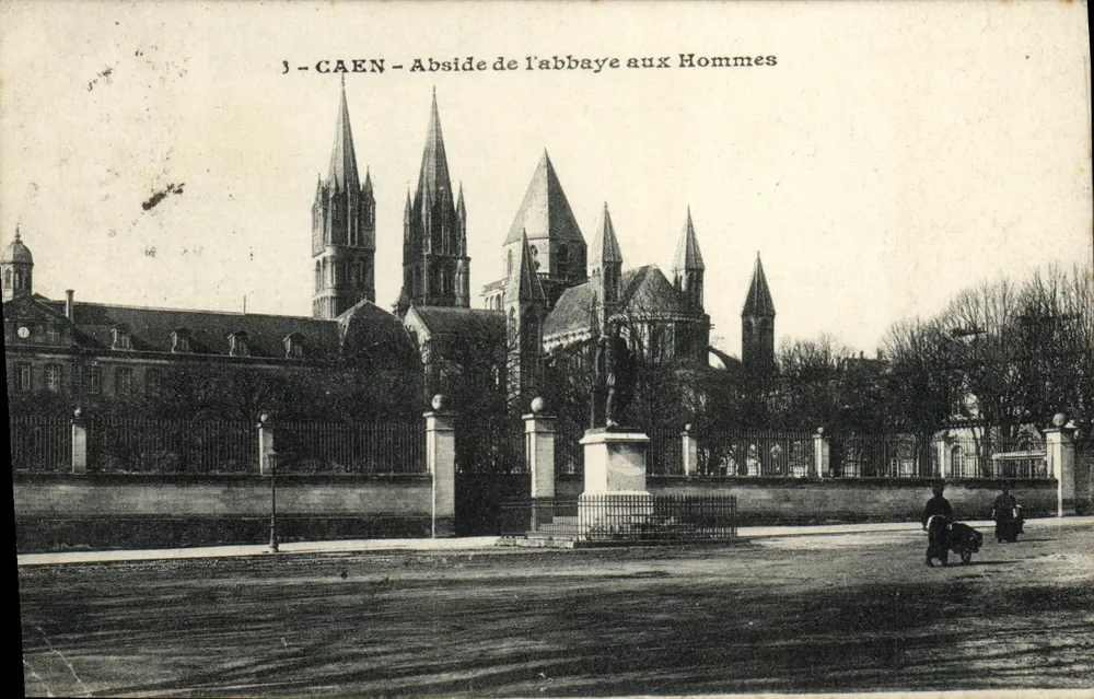Caen — Abside da abadia dos Homens — editor desconhecido, n°3 - Frente
