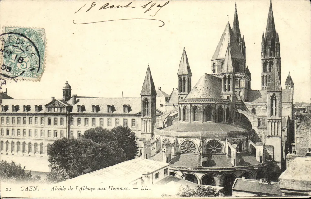 Caen — Abside da Abadia dos Homens — LL. n°21 - Frente