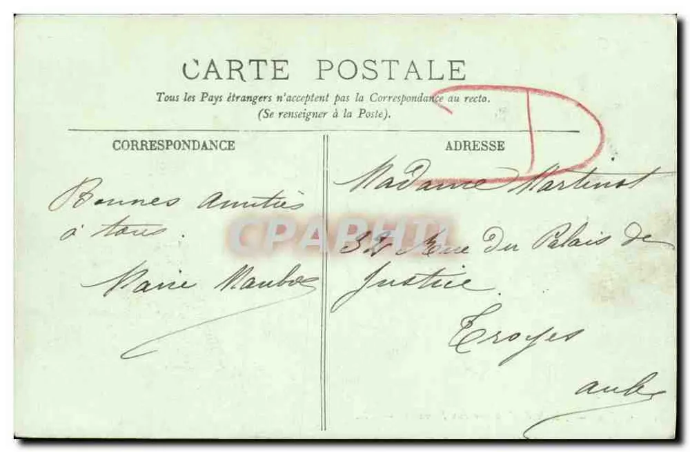 Caen — Abside da Abadia dos Homens — LL. n°21 - Verso
