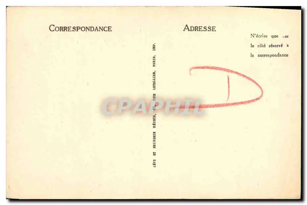 Caen — Igreja de São João e Torre Inclinada — LL - Verso
