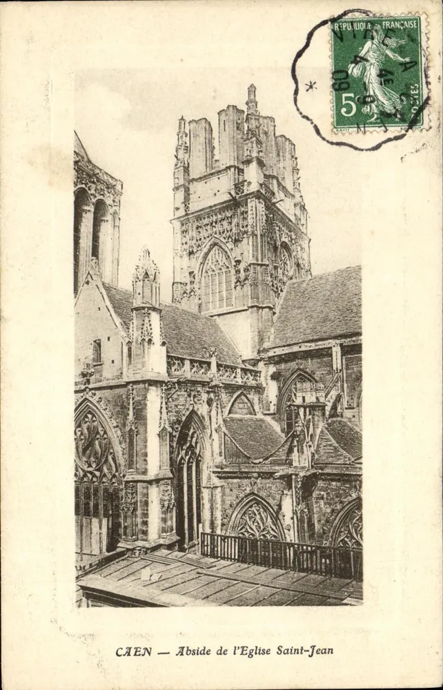CAEN — Abside da Igreja de São João — editor não visível - Frente