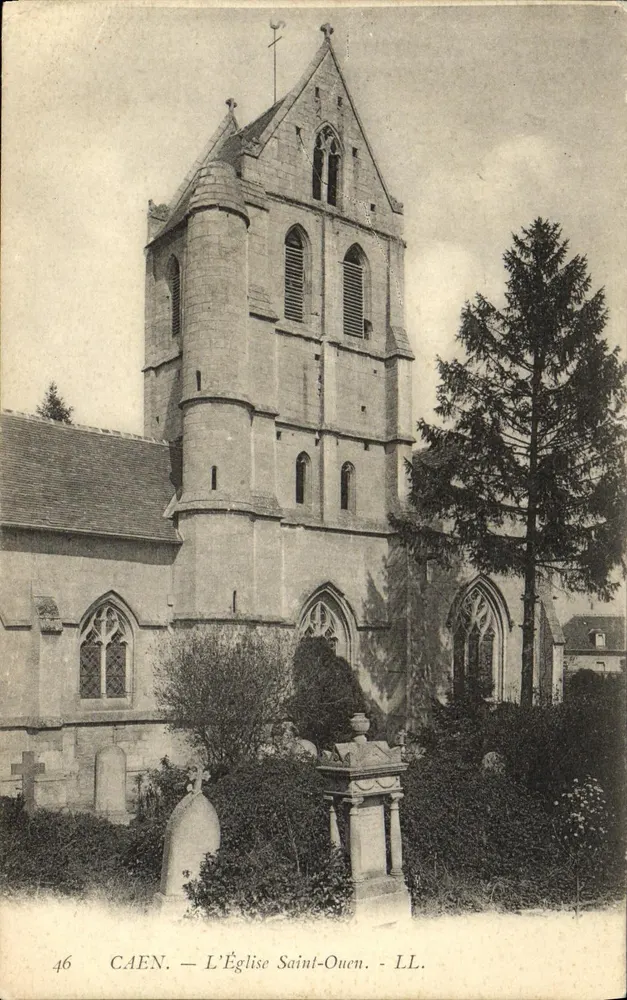 Caen — A Igreja de São Ouen — LL. n°46 - Frente