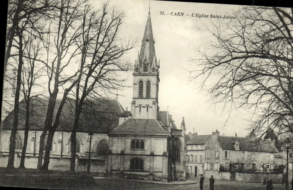 Caen — A Igreja de São Julião — Coleção A.D. n°31 - Frente