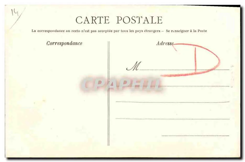 Caen — A Igreja de São Julião — Coleção A.D. n°31 - Verso