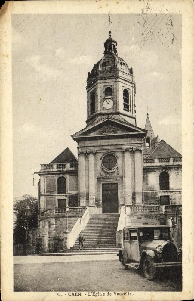 L'Église de Vancelles — éditeur 'Cartes "La Cigogne"', n° 84 - Frente