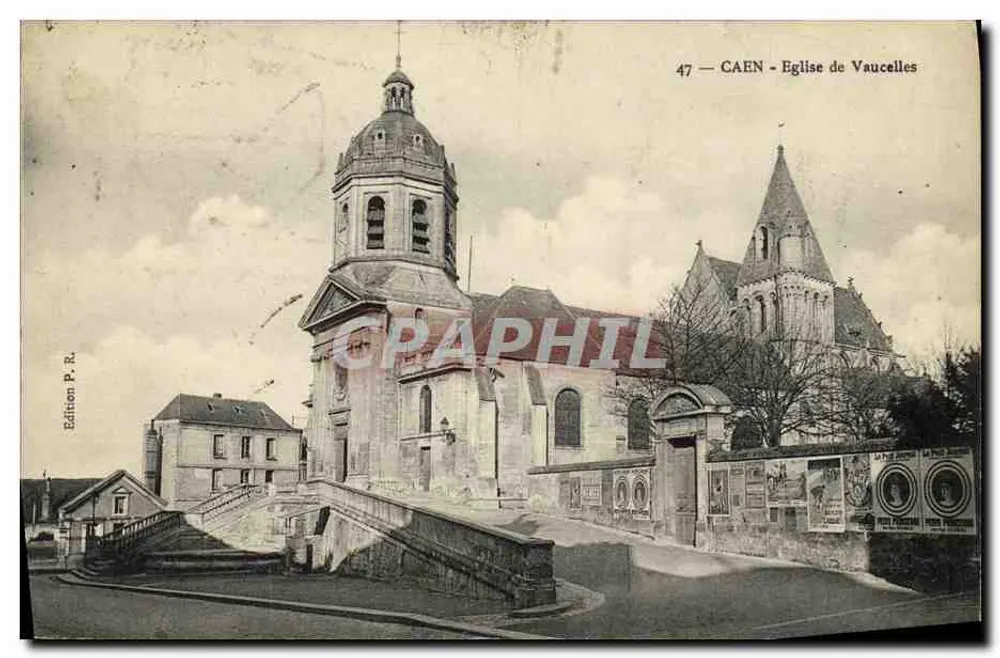Kościół w Vaucelles — Caen — Wydawnictwo P. R. nr 47 - Awers