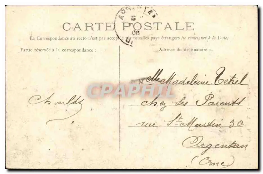 Caen — A Igreja de Saint-Ouen — L. D. - Verso