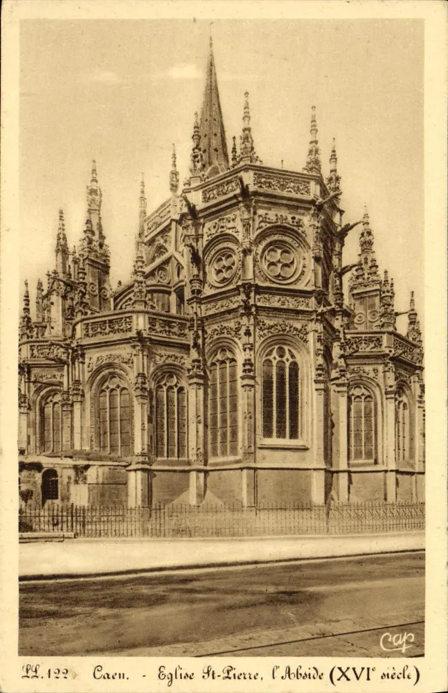 Caen - Katedra św. Piotra, Absydę (XVI wiek) — LL.122 — wydawca Cap - Awers