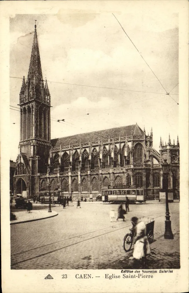 Caen — Igreja de São Pedro — Edição das Novas Galerias - Frente
