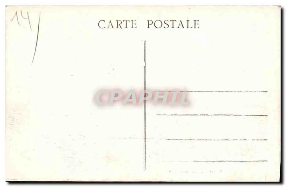 Caen - Kerk van Sint-Pieter - Zuidkant — Fototypie Verlaine, Caen, n°9 - Achterkant
