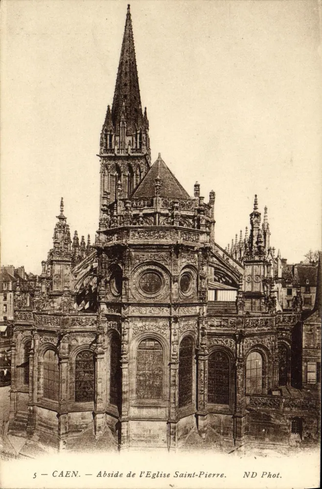 Caen — Abside da Igreja de São Pedro — ND Phot. - Frente