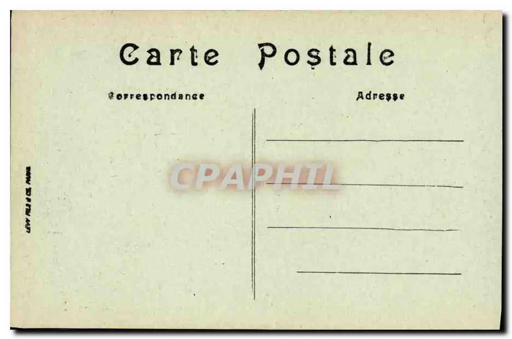 Caen — Katedra św. Piotra i plac — LL - Rewers
