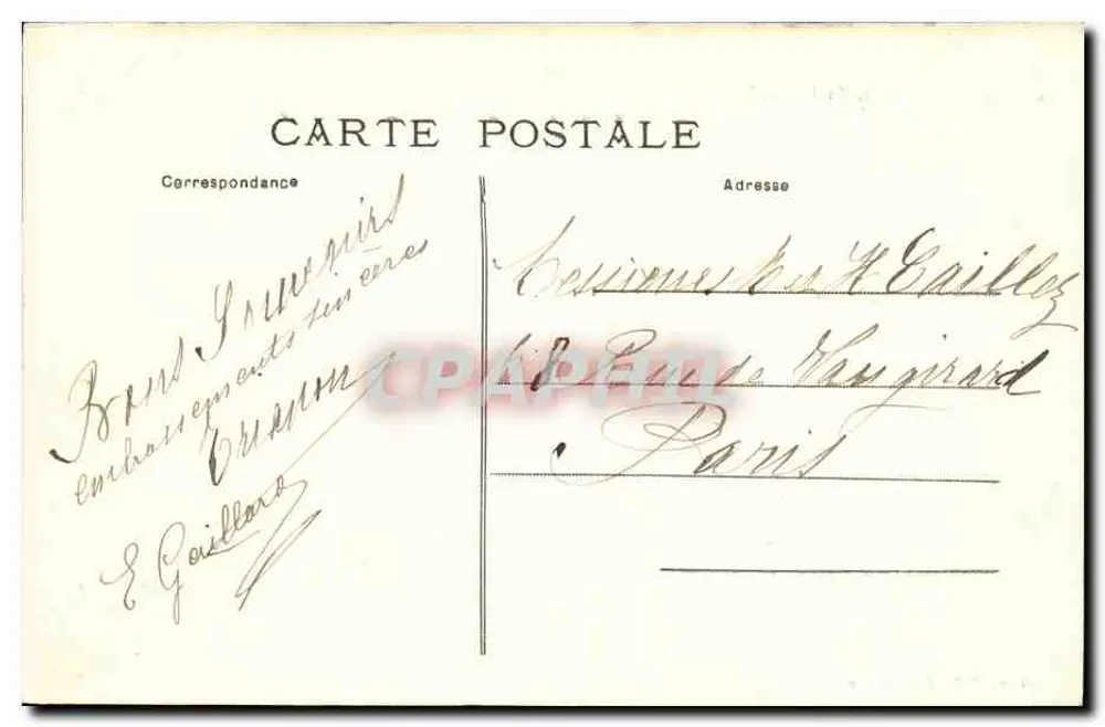 Caen - A Igreja de São Pedro, Vista geral — M. C. F. L., Issy - Sena, n°97 - Verso