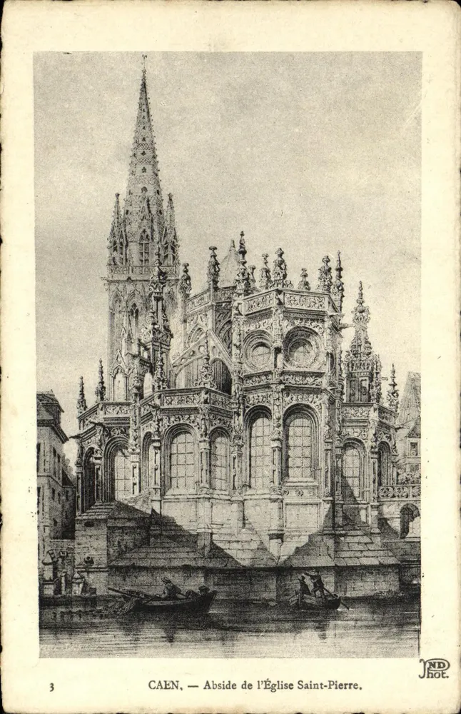 CAEN — Abside da Igreja de São Pedro — JND Fot. - Frente