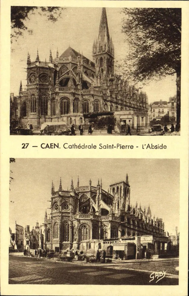 Caen. Kathedrale Saint-Pierre - Die Apse — Saby, n°27 - Vorderseite
