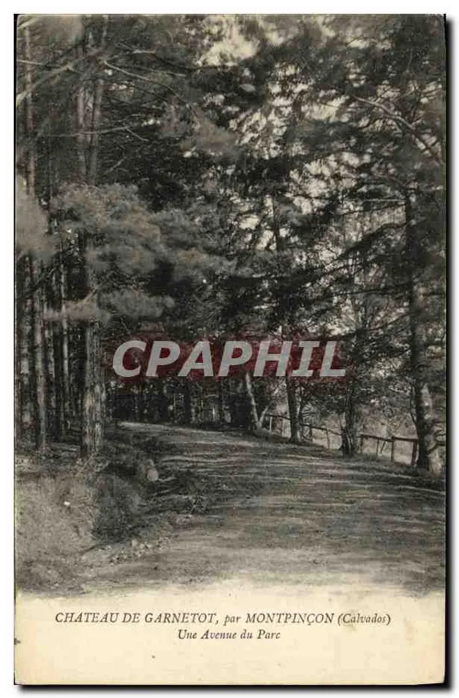 Schloss Garnetot — Avenue du Parc — von Montpinçon (Calvados) - Vorderseite