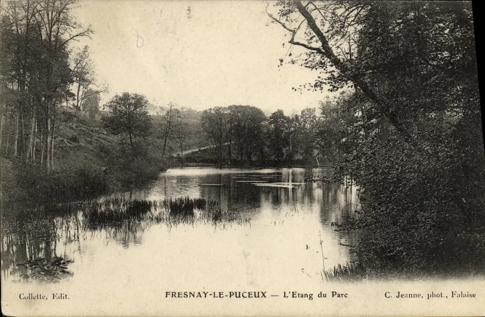 Fresnay-le-Puceux — L'Étang du Parc — Collette, Edit. - Vorderseite
