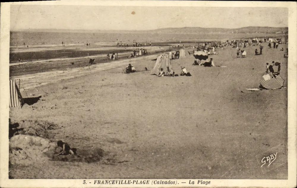 Franceville-Plage (Calvados) — Die Strand — Gaby - Vorderseite