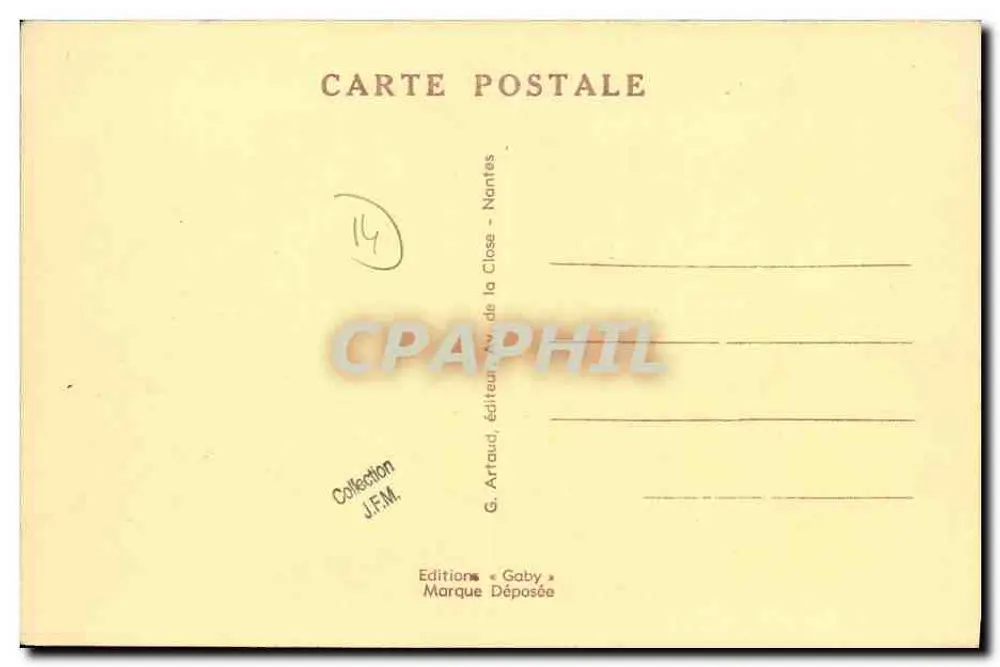 Franceville-Plage (Calvados) — Regattaboots — Gaby - Rückseite