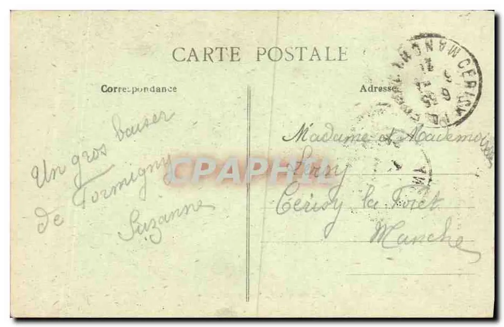 Gedenkstein der Schlacht von Formigny — Vierville-sur-Mer — Verlag Le Gallola - Rückseite