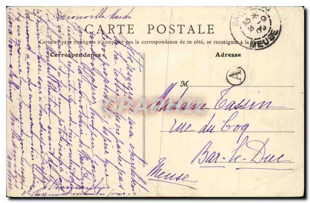 Fontaine-Henry (Calvados) — Kiosque do Castelo — Editor desconhecido, n°7 - Verso