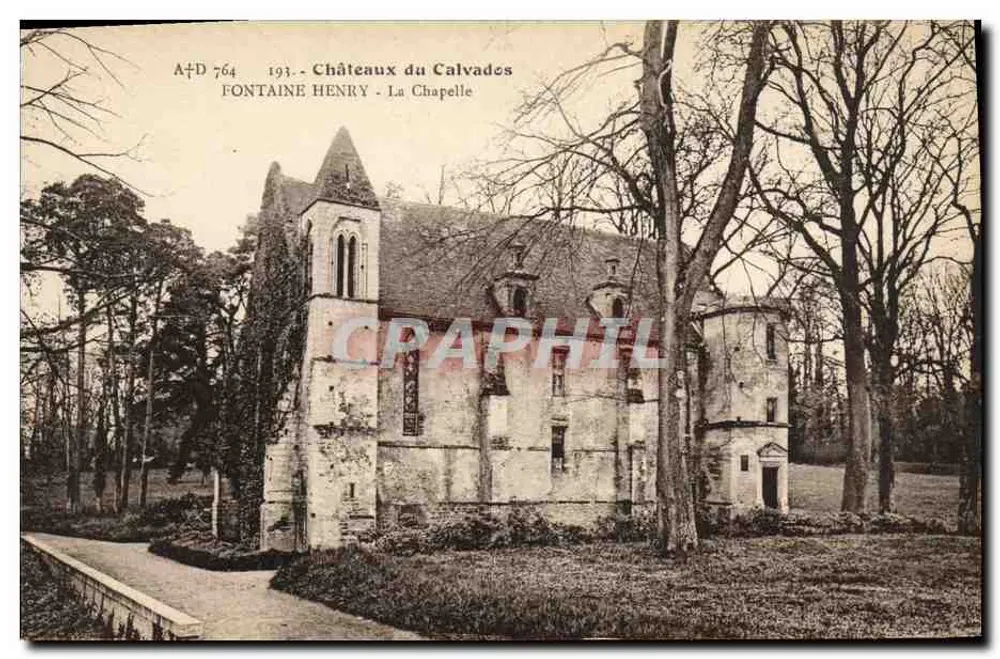 Die Kapelle - Schlösser des Calvados — Fontaine Henry, n° 764 - Vorderseite