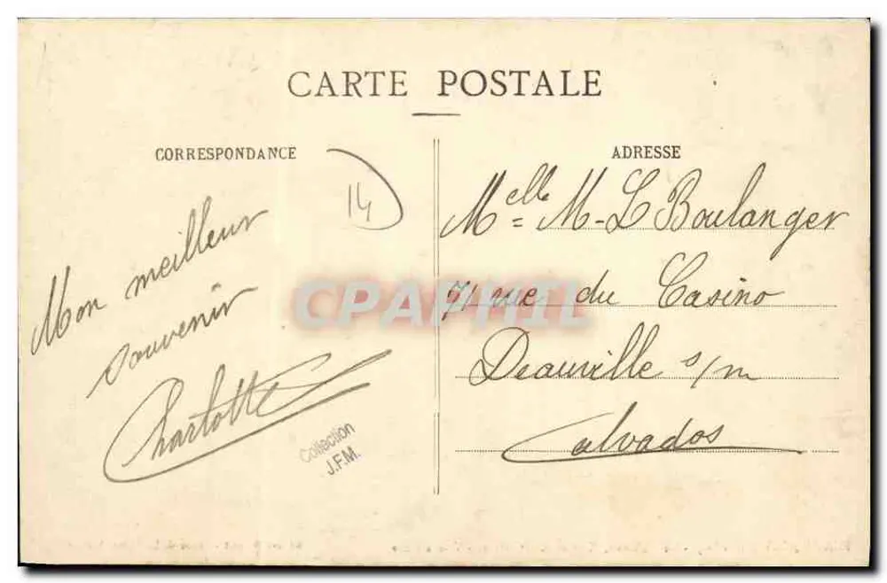 Fervaques (Calvados) - Das Schloss, 15. und 16. Jahrhundert - Rückseite - Edition Dornert, Cliché G. Le Maître, Lisieux - Rückseite