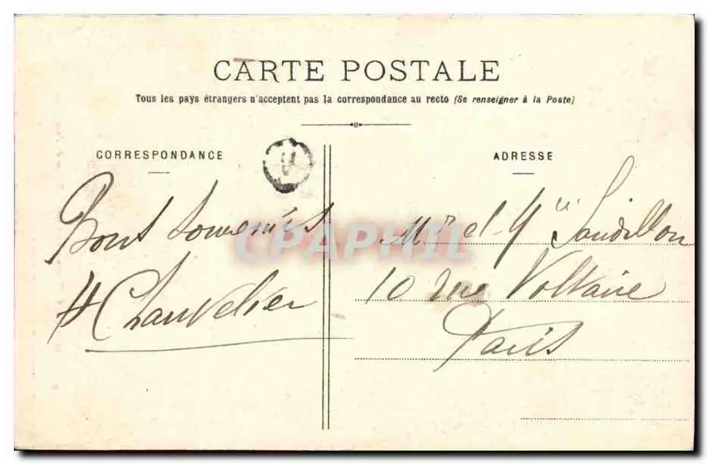 Lisieux und seine Umgebung — Kirche von Fervaques — Blanche, Verlag, Lisieux - Tribouillard Cliché - Rückseite