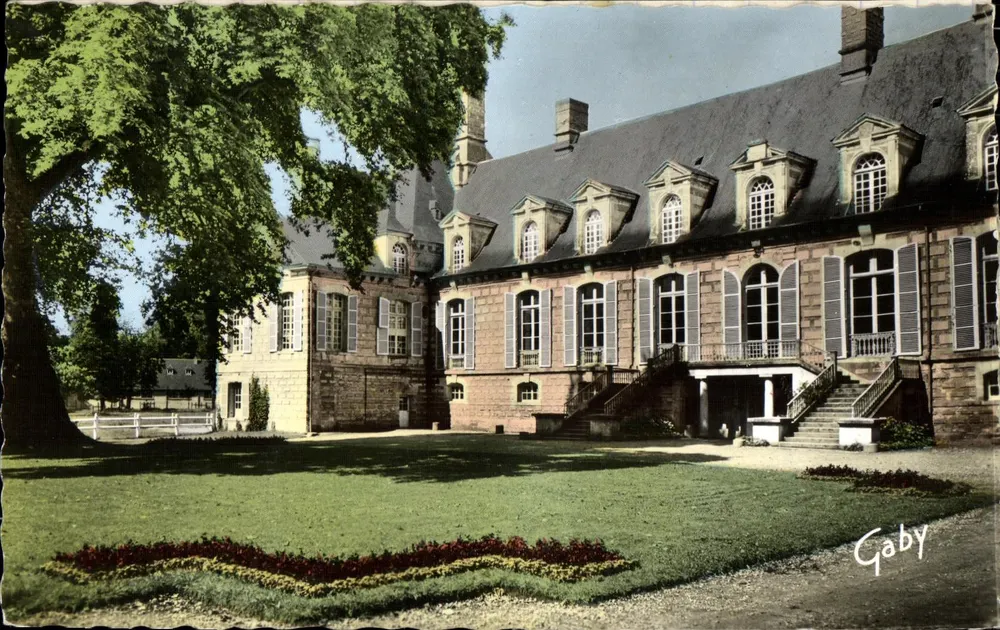 Ferravaques (Calvados) — Das Schloss und die Ehrenstiege — Gaby - Vorderseite