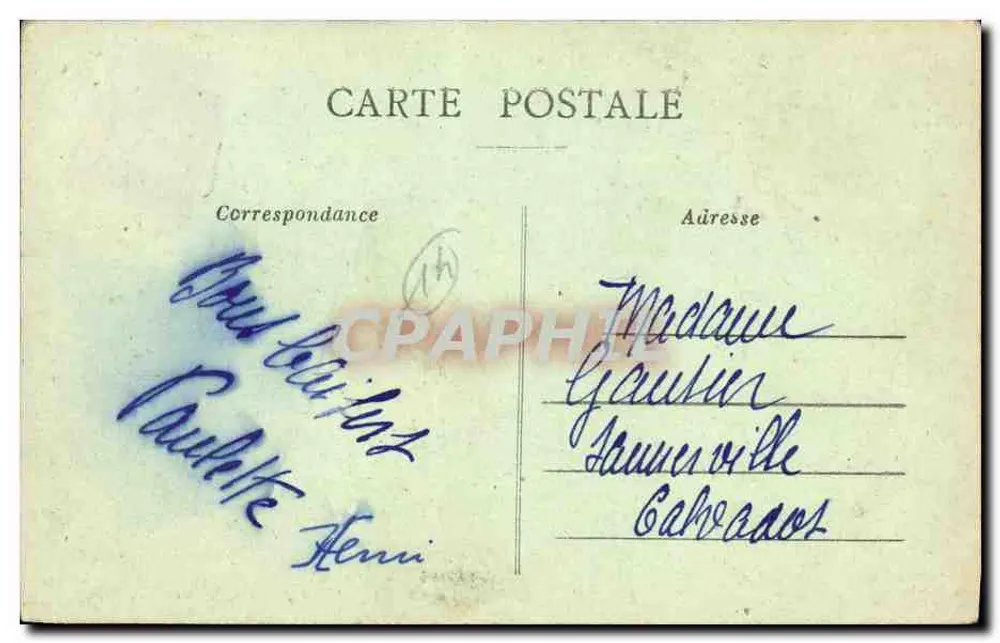 La Graverie — A Rua Principal — Ed. H. Ermice, Fins - Verso