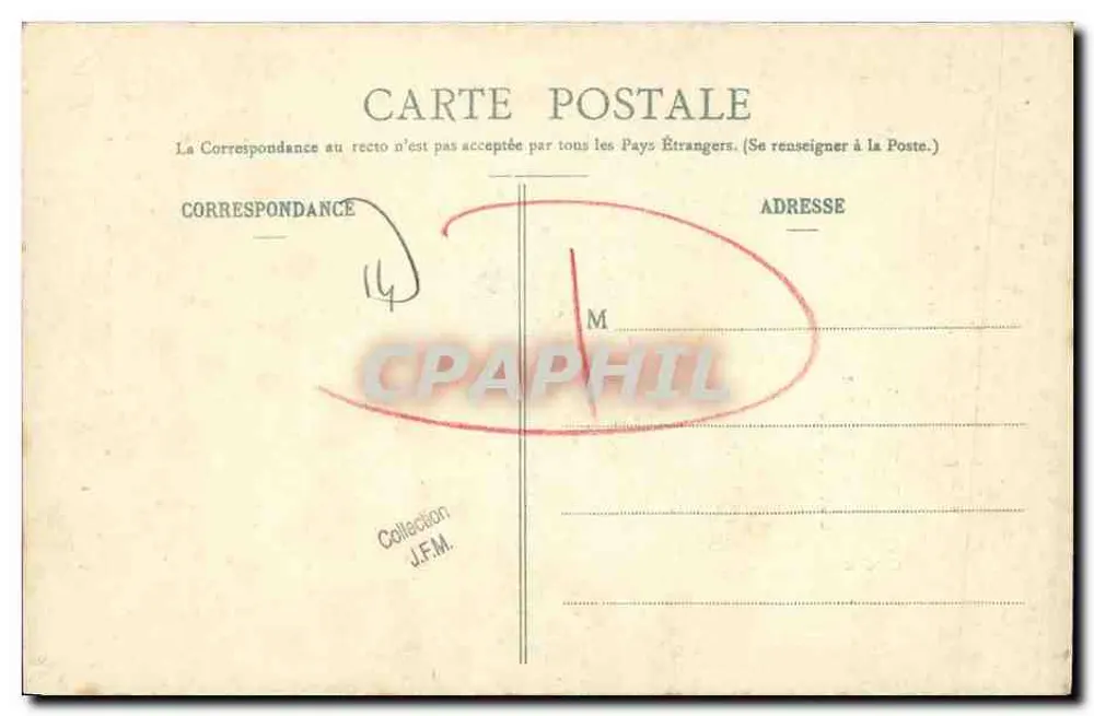 Porta de entrada do Castelo de Outrelaize — Regiões de Bretteville-sur-Laize (Calvados) — Coleção E. Pasquis, fotógrafos, em Laigle (Orne) — N° 639 - Verso