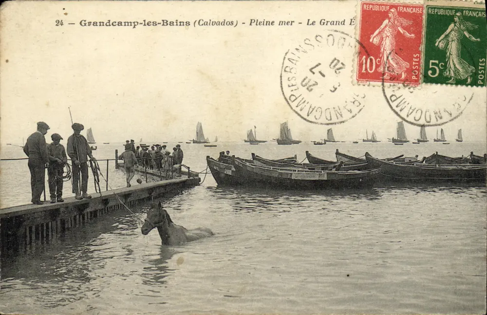 Grandcamp-les-Bains (Calvados) — Pleine mer — Le Grand É — éditeur : Grandcamp-les-Bains - Vorderseite