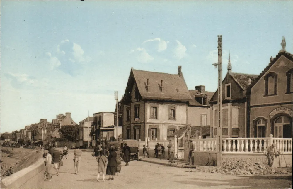 Grandcamp-les-Bains — Das Casino und die Digue — A. Dubosq, Verlag - Vorderseite
