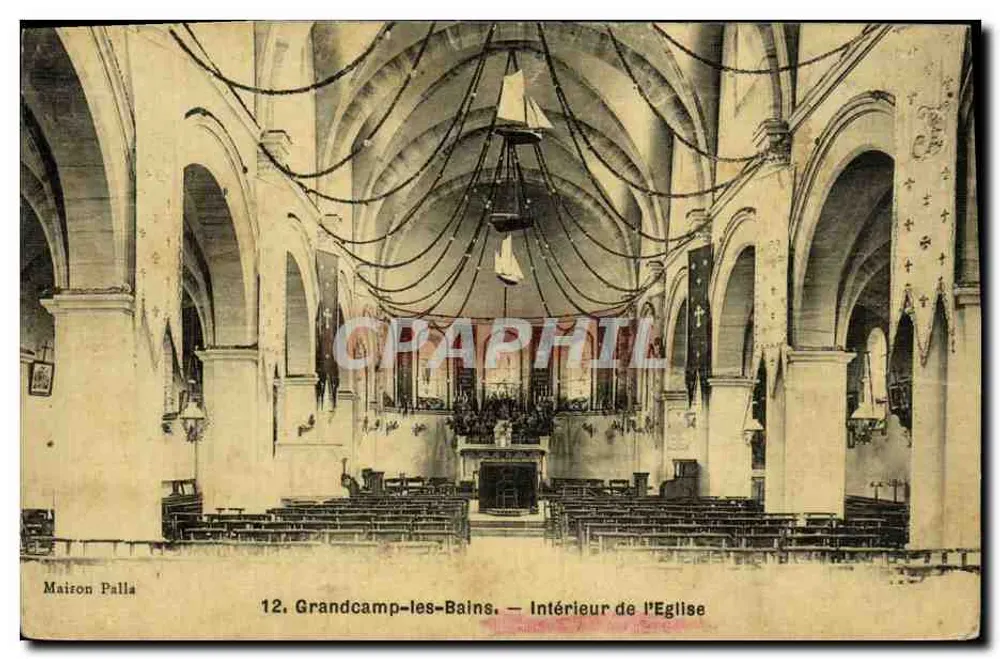 Grandcamp-les-Bains — Innenansicht der Kirche — Maïron Palla, n°12 - Vorderseite
