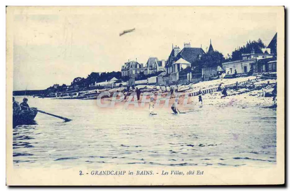 Grandcamp les Bains - Die Villas, Ostseite — Edition Dennebouy, Nr. 2 - Vorderseite