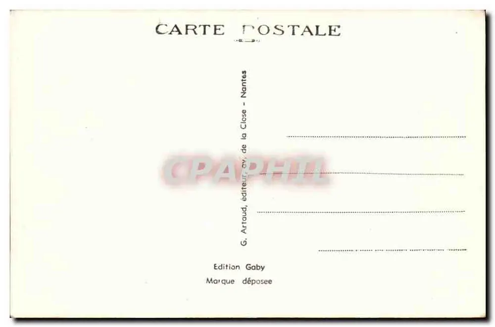 Grandcamp-les-Bains (Calvados) — Fischerboote — Gaby - Rückseite
