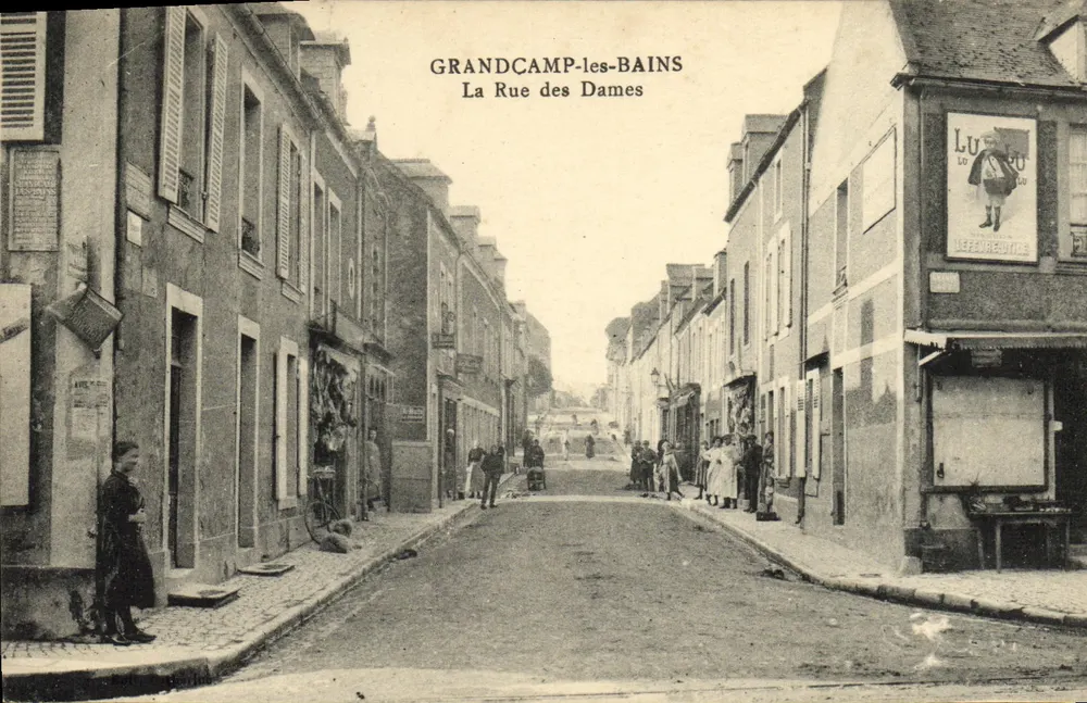 Grandcamp-les-Bains — La Rue des Dames — Phototype E. Desaix, Paris - Vorderseite