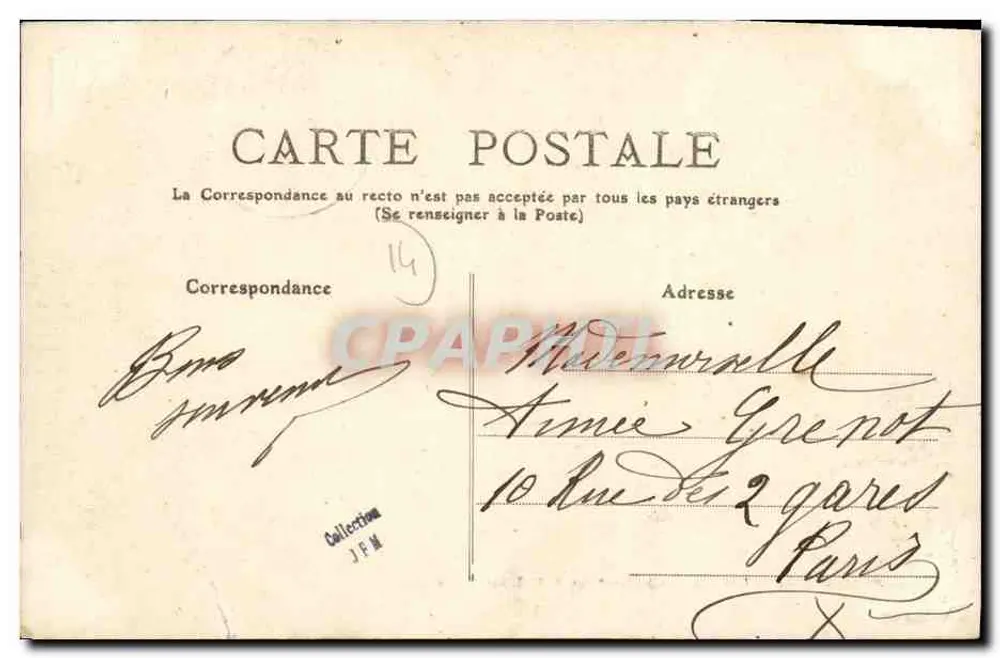 Grand-Camp-les-Bains — os Quais — Calvados — 106 — editor desconhecido - Verso