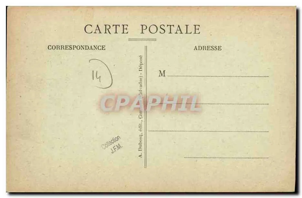 Grandcamp-les-Bains - Die Villas - Ostseite — A+D, n°1 - Rückseite