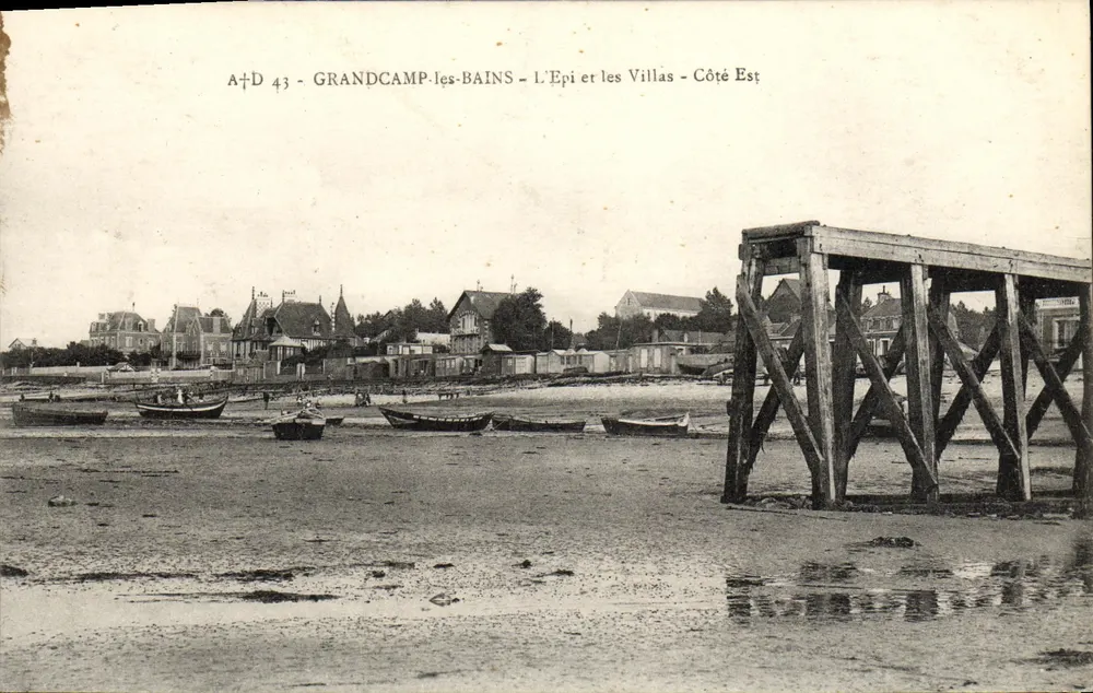Grandcamp-les-Bains — Der Ohren und die Villen — Ostseite — A+D 43 - Vorderseite